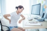 長時間の座り姿勢